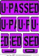 You Passed Novelty Number Plate with Side Stacker
