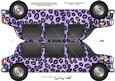 Large Dl Leopardskin Stretch Limo Shaped Card