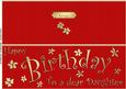 Large Dl Birthday Daughter Quick Cut and Fold Card