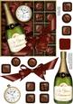 Retirement Champers N Chocs Quick Card 3D Decoupage