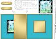 Cute Poodle No-hole Fold Back Card