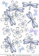 Dreamy Dragonflies 3D Decoupage Sheet
