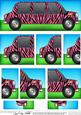 Dl Zebra Stripe Stretch Limousine with Side Stacker Topper