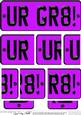 You Are Great Novelty Number Plate with Side Stacker