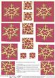 Xmas Snowflake Twisted Pyramage Sheet
