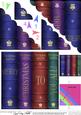 Merry Christmas Books Scallop Corner Side Stacker Topper
