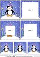 Cute Christmas Penguin Tunnel Topper