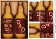A5 Dad Birthday Beer Gift Set Pyramage Topper