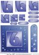 6th Bright Metallic Age Quick Card with Twisted Pyramage