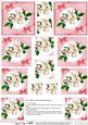 Clematis and Lace Pyramage Sheet