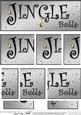Jingle Bells Christmas Dl Side Stacker Topper