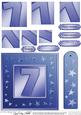 7th Bright Metallic Age Quick Card with Twisted Pyramage