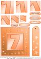 7th Bright Metallic Age Quick Card with Twisted Pyramage