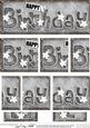 Dl Happy Birthday Denim N Daisies Felties Side Stacker Toppe