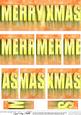 Merry Xmas Icy Dl Side Stacker Topper