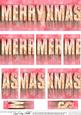 Merry Xmas Icy Dl Side Stacker Topper