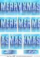 Merry Xmas Icy Dl Side Stacker Topper