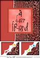 8 x 8 Fun and Funky Animal Print Scalloped Corner Topper
