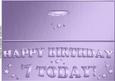 Large Dl 7th Birthday Quick Cut and Fold Card