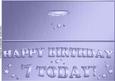Large Dl 7th Birthday Quick Cut and Fold Card