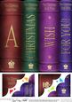 8 x 8 Merry Christmas Books Scalloped Corner Topper