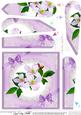Clematis and Lace Fan Pyramage Topper