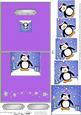 Cute Christmas Penguin No-Hole Over the Edge & Spiral Pyramid