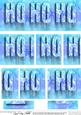 Ho Ho Ho Icy Dl Side Stacker Topper