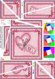 Love Heart with Roses - Twisted Spiral Side Stacker