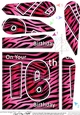 Fun Zebra Striped 16th Birthday Fan Pyramage Topper