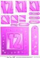 12th Bright Metallic Age Quick Card with Twisted Pyramage