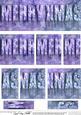 Merry Xmas Icy Dl Side Stacker Topper