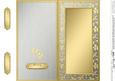 Dl Metallic Flowers Plain Card Base