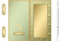 Dl Metallic Flowers Plain Card Base