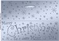Large Dl Merry Christmas Mum and Dad Quick Cut and Fold Card
