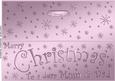 Large Dl Merry Christmas Mum and Dad Quick Cut and Fold Card