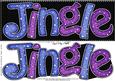 Large Dl Christmas Jingle Quick Card with 3D Decoupage