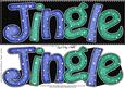 Large Dl Christmas Jingle Quick Card with 3D Decoupage