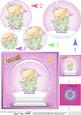 Xmas Rosie's Xmas Tree Snowglobe Circle Pyramage Topper