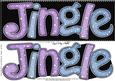 Large Dl Christmas Jingle Quick Card with 3D Decoupage