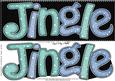 Large Dl Christmas Jingle Quick Card with 3D Decoupage
