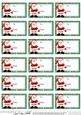 Santa Christmas Gift Tags