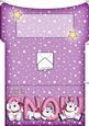 Xmas Let It Snow Polar Bear Money or Gift Wallet and Card