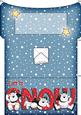 Xmas Let It Snow Polar Bear Money or Gift Wallet and Card