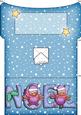 Xmas Noel Robins Money or Gift Wallet and Card