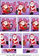 Christmas Hohoho Santa Dl Side Stacker Topper