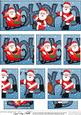 Christmas Hohoho Santa Dl Side Stacker Topper