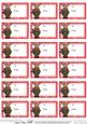 Rudolph Christmas Gift Tags