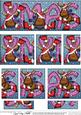 Christmas Xmas with Rudolph Dl Side Stacker Topper