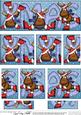 Christmas Xmas with Rudolph Dl Side Stacker Topper